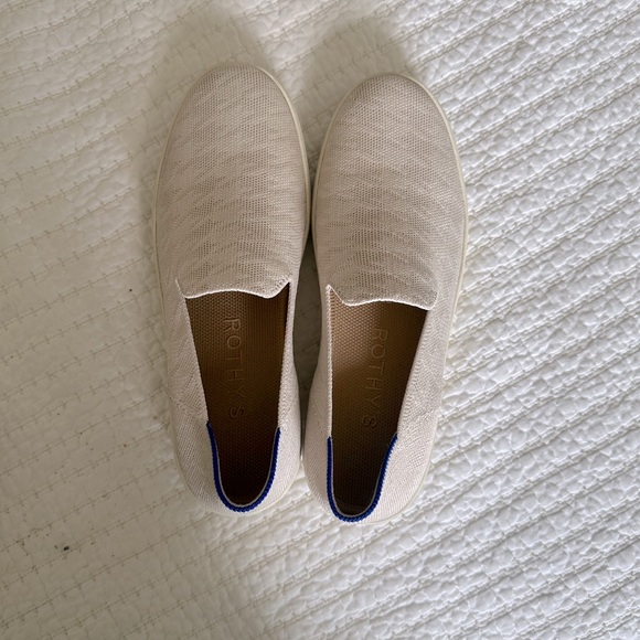 Rothy’s The Original Slip On Sneaker Ivory Houndstooth - Picture 3 of 3